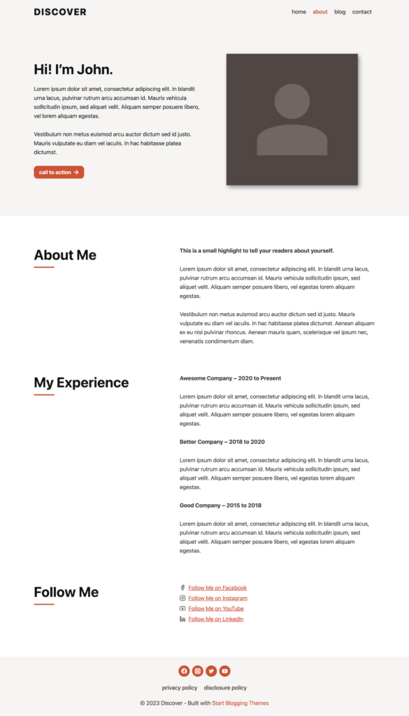 Discover About Page 1