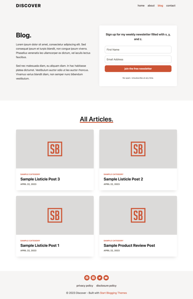 Discover Blog Page 1