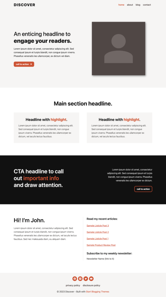 Discover Home Page 1