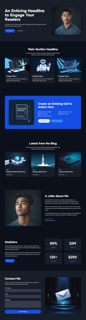 Automate Home Page
