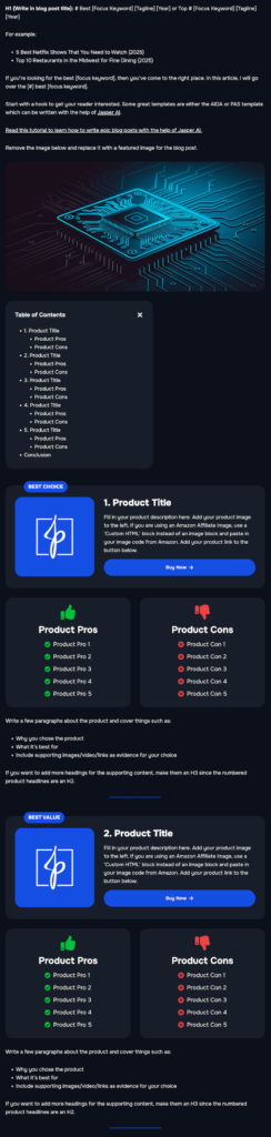 Automate Listicle Post 2 Outline
