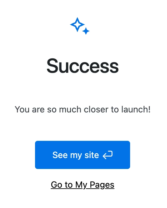Kadence Starter Templates Import Success Message